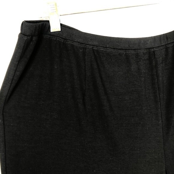 Eileen Fisher Pull On Stretch Wide Leg Cropped Pants Viscose Spandex 1X - Picture 3 of 7